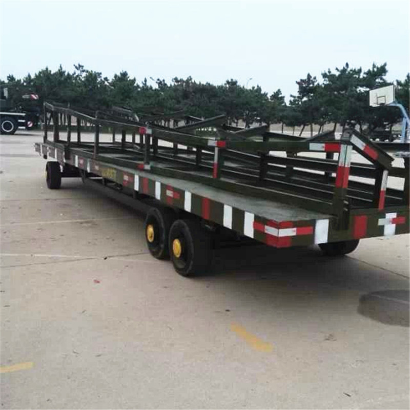 高密建华机械厂供应2吨平板拖车 重型工具车拖车批发