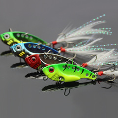 Wuhé Metal VIB Shimmer Submerged Zinc Alloy 12g 4-color Lure Fishing Tackle Wholesale Hard Baits