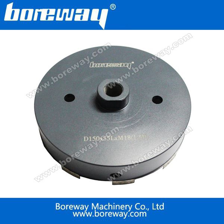 100 150mm耐用加宽金刚石薄壁水钻头 加宽石英石大理石薄壁水钻头