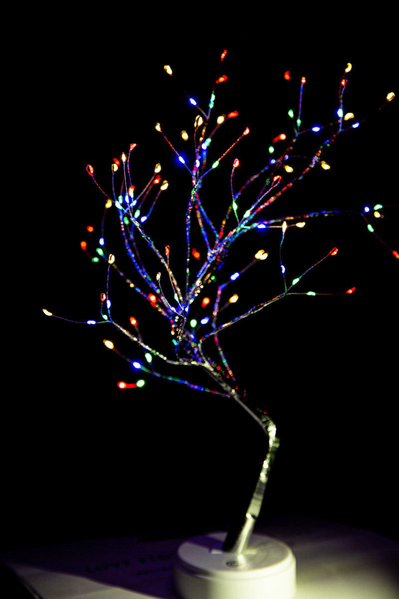 108 램프 파이어 트리 실버 꽃 (컬러)