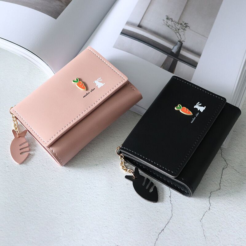 2025 New Cute Wallet Women's Short Women's Small Wallet Mini Student Korean Style Small Handbag Coin Purse Card Holder 2025 New Cute Wallet Women's Short Women's Small Wallet Mini Student Korean Style Small Handbag Coin Purse Card Holder
