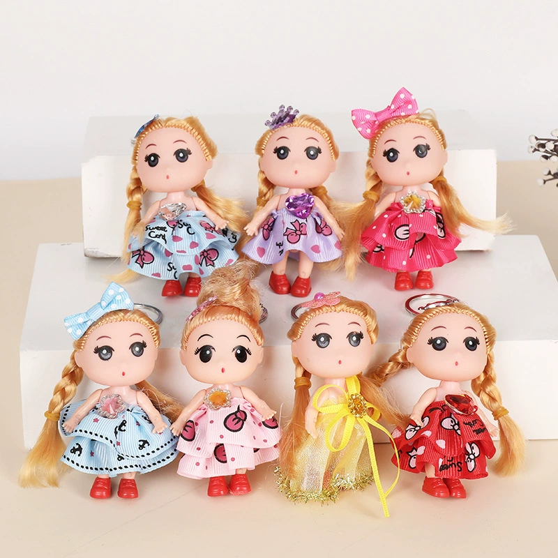 Игрушка, кукла, маленький брелок, 9 см, подарок на день рождения, оптом