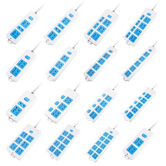 信達泰排插開關帶線插排純銅線排插辦公家用帶線插座