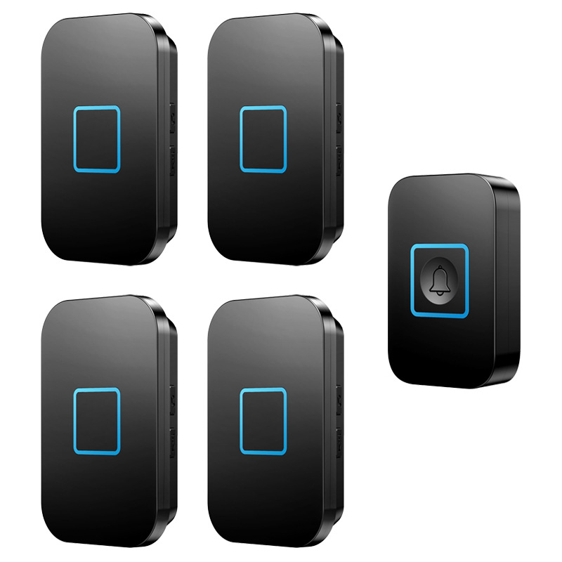 门铃无线家用远距离触摸遥控一拖四门铃穿墙电子老人呼叫器卡佳斯