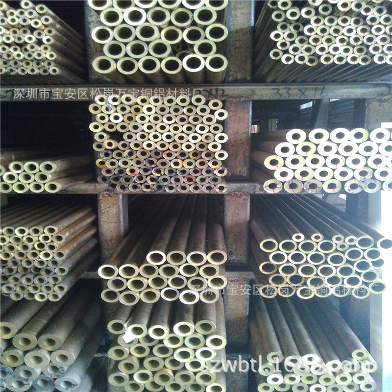 C3604厚壁黄铜管-黑皮铜管 H59黄铜六角管 定大口径黄铜套