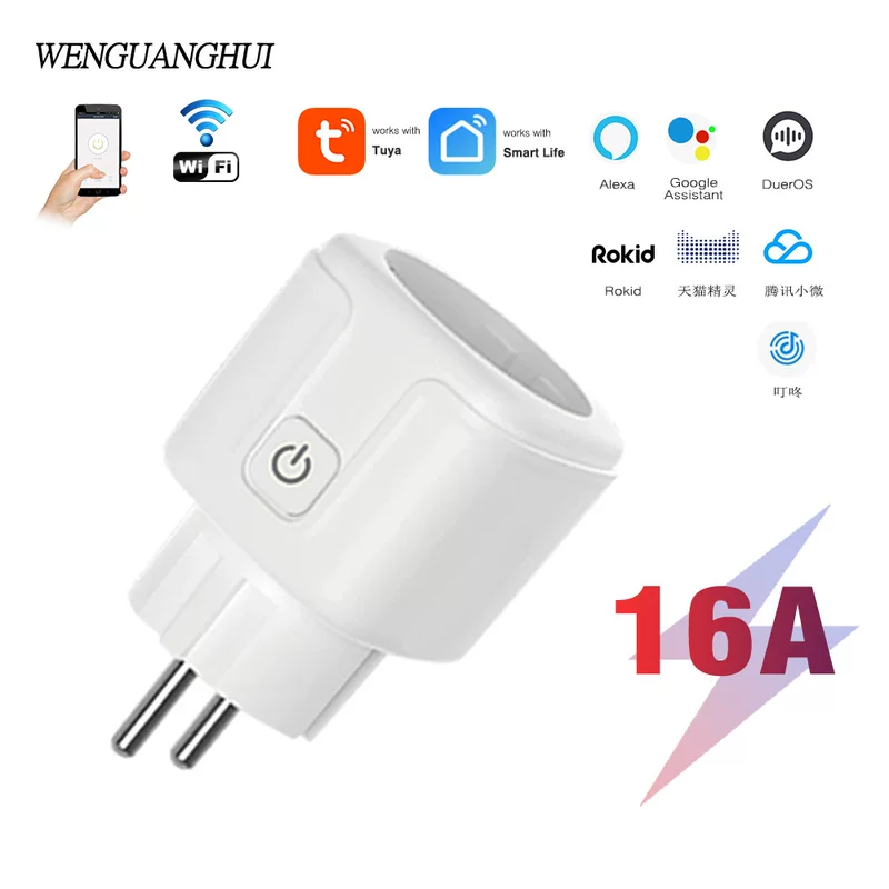 Граффити WiFi умная розетка Европа