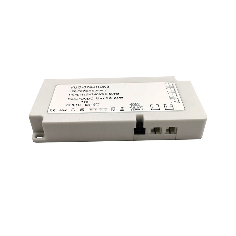 12V24W人体感应驱动 TCJ8H6PCS 8端口杜邦端子 LED橱柜衣柜灯电源