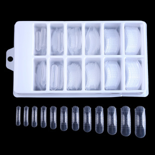New 120 Boxed Crystal Armor Mold Nail Extend Nail Art Molding Fake Nail