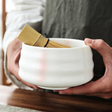 抹茶碗陶瓷茶具配件茶筅立套组日式茶道宋代点茶艺工具沙拉特色碗
