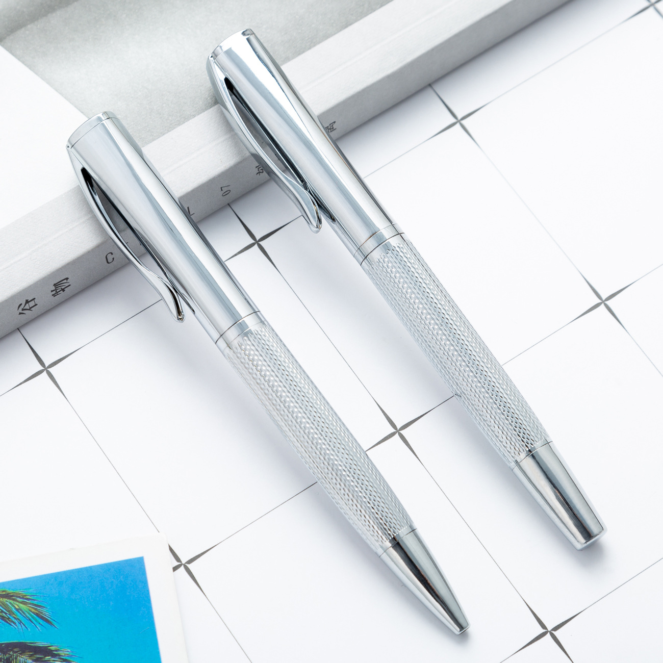 Negocio bolígrafo impresión publicidad LOGO regalo metal pluma rotativa bolígrafo metal bolígrafo firma pluma impresión