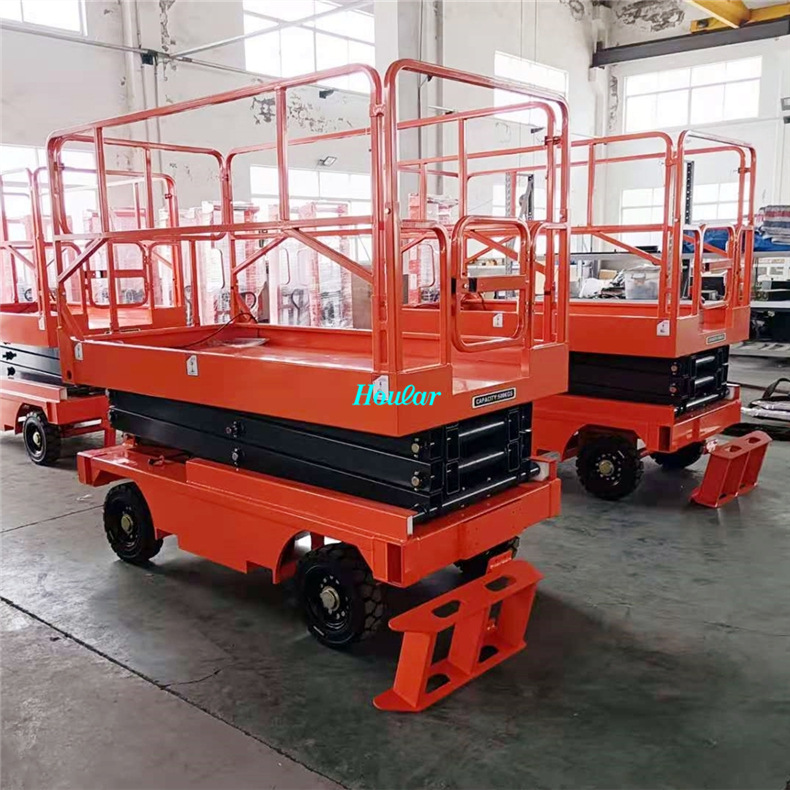 SJY剪叉式升降平台（I）型与牵引剪叉式升降平台（II）型电动辅助