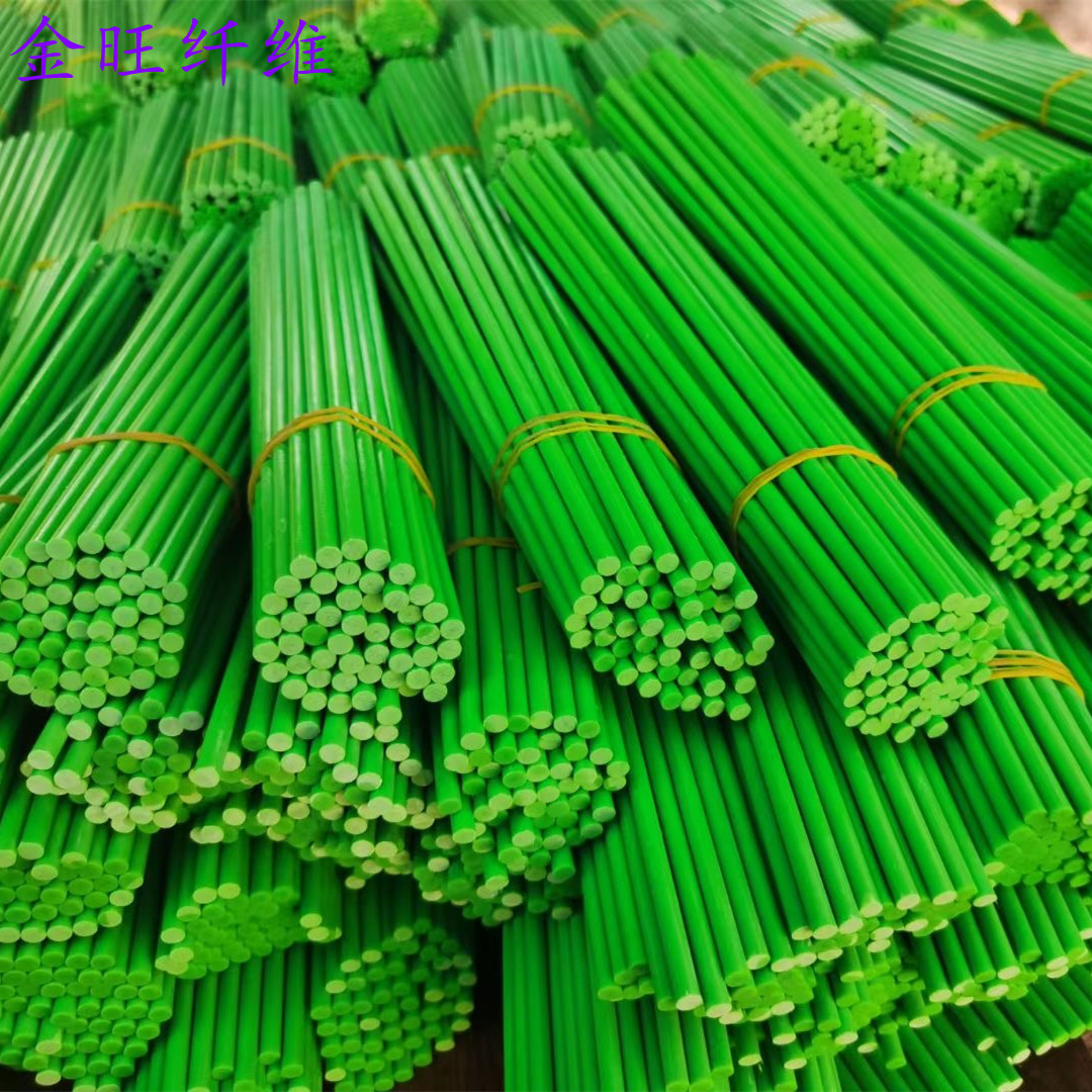 厂家销 售高强度4mm彩色玻璃纤维棒 无碱高韧性玻璃纤维棒