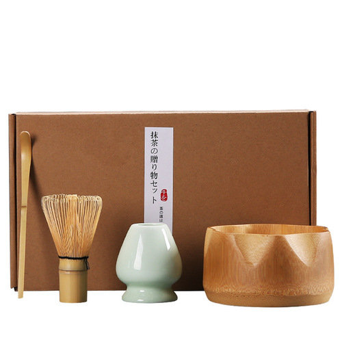 Tea whisk, matcha brush, hundreds of tea whisks, set, Song Dynasty tea-pointing matcha tea-making tool set, Japanese gift box