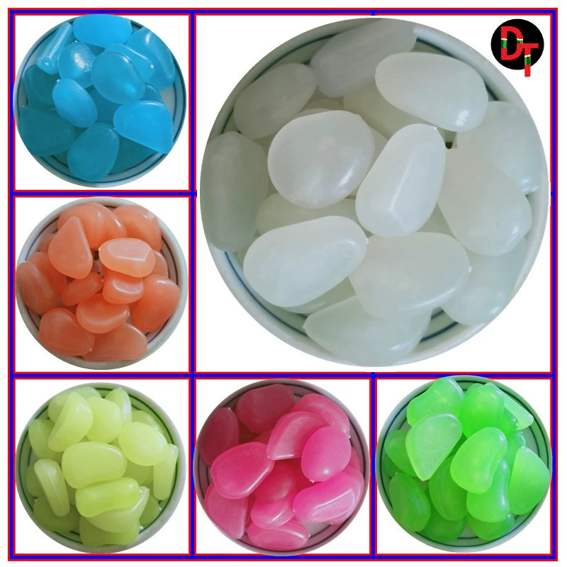 Распродажа искусственная смола светящийся камень светящийся ландшафтный камень светящиеся частицы камня светящаяся тропа гравий