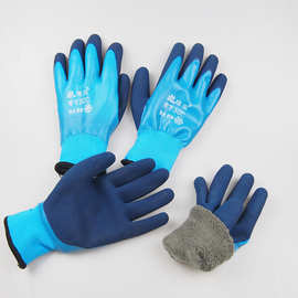 批发厚钓鱼手套 加绒手套 冬款手套 抓鱼手套 渔具用品