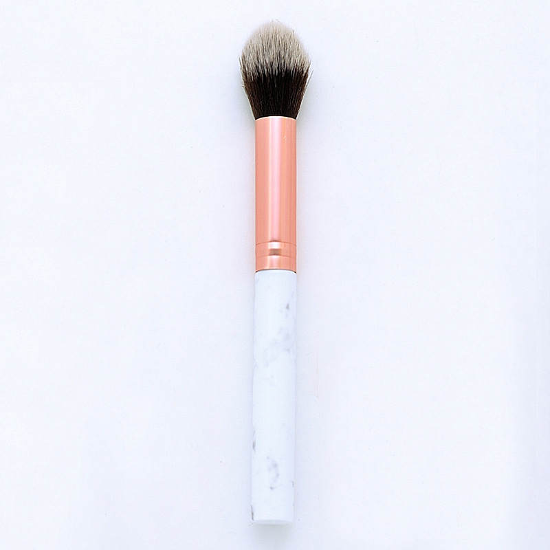 Marble makeup brush, loose powder brush, soft hair, powder blusher, honey powder, set makeup, powder, high gloss foundation make-up, brush, one pack