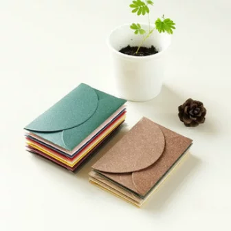 沐光 10 Chinese style retro literary and art pearly paper mini envelope mini envelopes