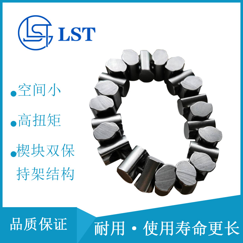 瑞班带孔楔块式离合器 可调节长短楔块式单向离合器