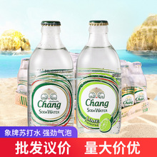 325ML*24瓶 泰国泰象苏打水进口大象苏打水chang饮料气泡水整箱