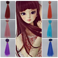 Wig, cotton doll, handmade, 15cm