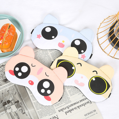 3291 cartoon creative sleep shading cute ice eye mask to relieve eye fatigue and hot and cold dual-use ice pack eye mask
