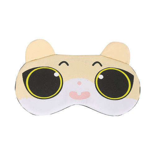 3291 cartoon creative sleep shading cute ice eye mask to relieve eye fatigue and hot and cold dual-use ice pack eye mask