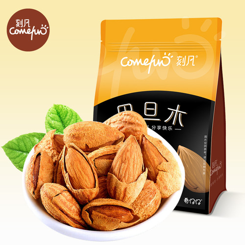 Kefan hand-peeled almonds 500g bags of nuts, roasted seeds and nuts, specialty snacks, office leisure snacks, drop shipping