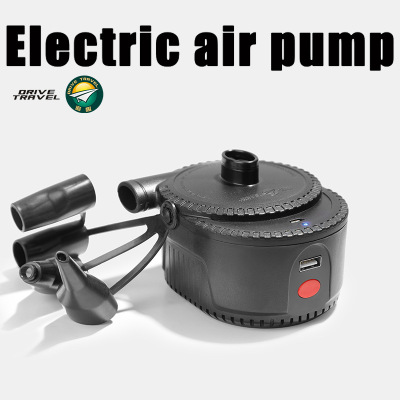 批发供应 追趣USB蓄电池充气泵 移动无线气泵抽吸两用 可反向供电