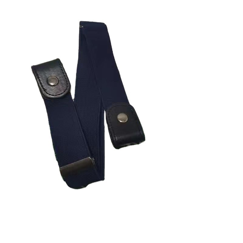 Hebilla libre nuevo cinturón invisible elástico delgado simple cinturón perezoso cinturón elástico de grasa fabricante