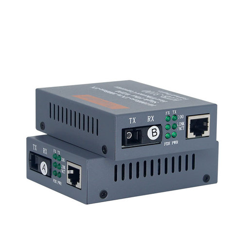 HTB-3100A/B Gigabit Fiber Optic Transceivers, Single-Mode Single-Fiber Netlink Optoelectronic Converter