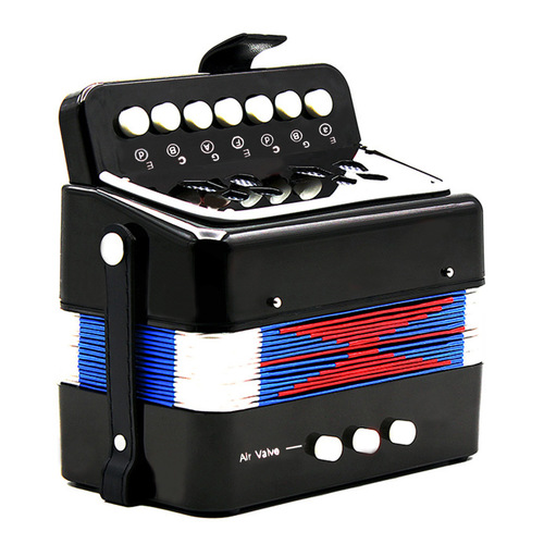 Children's 7-key bass accordion educational toys musical instruments cross-border street stall wholesale dropshipping