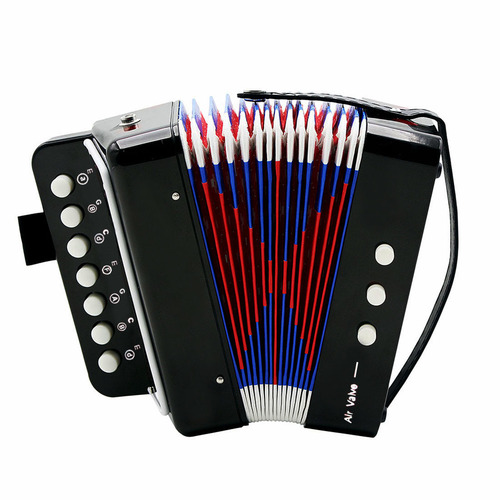 Children's 7-key bass accordion educational toys musical instruments cross-border street stall wholesale dropshipping
