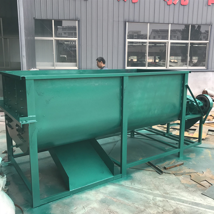 广州卧式搅拌机 养殖厂饲料混合机 猪饲料搅拌机 不锈钢拌料机