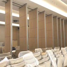 酒店宴会厅超高可移动隔断新品吊轨隔音诊所饭店包间活动墙屏风