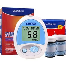 安稳血糖试纸血糖仪测试条瓶装家用血糖测试仪酒精棉片