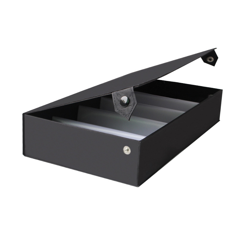 A prueba de polvo 5-rejilla gafas caja de exhibición con tapa multi-rejilla gafas caja gafas pantalla Props gafas de sol caja de organización de almacenamiento