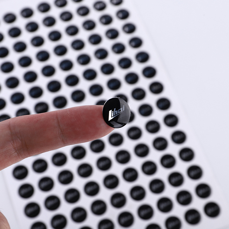 PVC印刷滴胶标牌商标彩印不干胶贴滴胶铭牌滴塑水晶贴纸定制定做