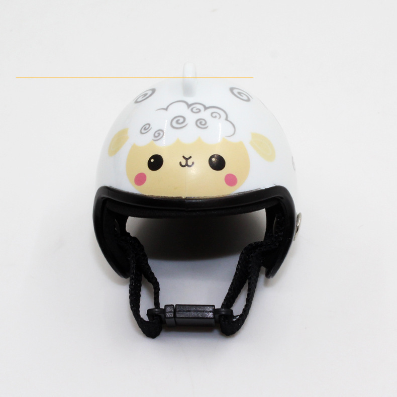 12 zodiac helmet broken wind duck helmet keychain pendant propeller bamboo dragonfly crafts daisy pendant helmet