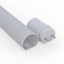 T8正圆全塑管套件室内led日光灯管外壳套件灯管扩散罩堵头外壳