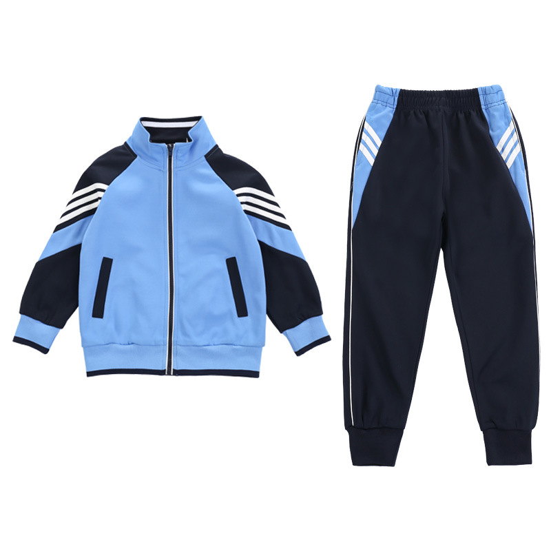 Uniformes de jardín de infantes, conjuntos de primavera y otoño, uniformes deportivos para profesores, uniformes de primaria, conjuntos de dos piezas, uniformes escolares para niños, estilo campus