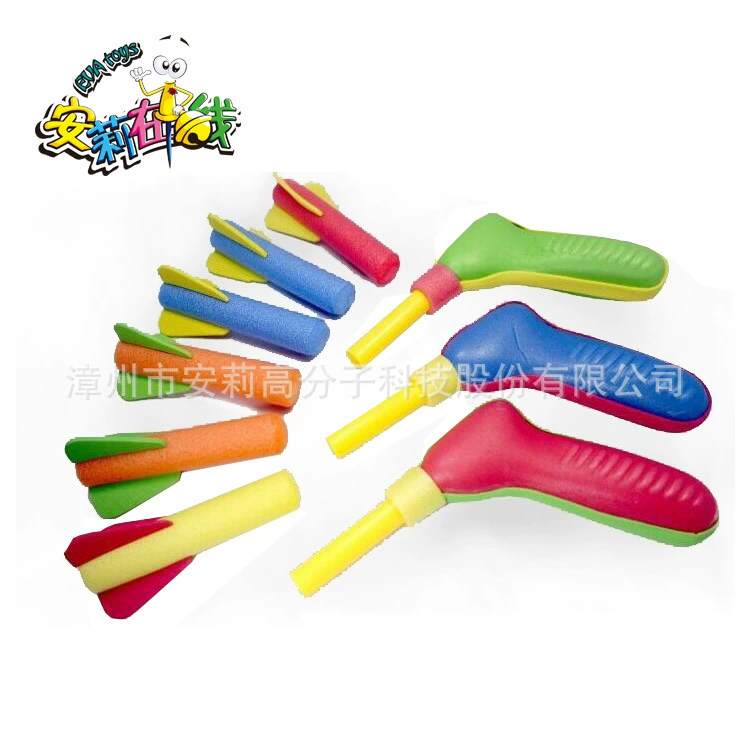 EVA ракетный пистолет Детская игрушка с мягкой пулей пистолет стрельба из пенопласта воздушный Мягкий Пуля взрыв пистолет