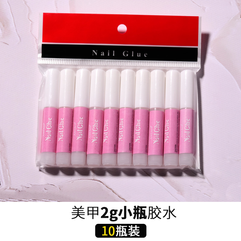 Special Glue for Wearable Nails 2g Wearable Nail Jewelry Bonding Wearable Nail Manicure No-Bake Glue Fake Nails Nail Glue