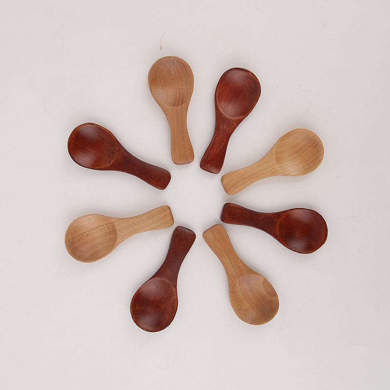 Workers and fine lotus wood tea spoons wooden milk powder spoon tea…