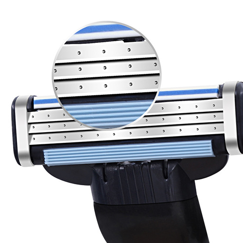 Gillette razor head three-layer men's manual shaving razor blade platform best-selling version factory direct supply