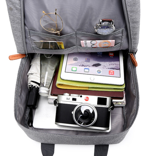 Cross-border printing double shoulder bag for men, students, school bags, travel bags, water-resistant casual laptop bag wholesale and distribution