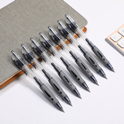 New Model 1008 Push-button Neutral Pen for Learning and Office Use, Three-color Slip-resistant Bullet Tip Ink Refill, Neutral Water Pen, Wholesale