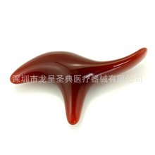 蜜腊三角按摩雀足疗点穴棒T型经络锥家庭保健厂家直销