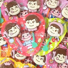 日本進口不二家FUJIYA牛奶妹雙棒巧克力棒棒糖朱古力兒童零食 24g
