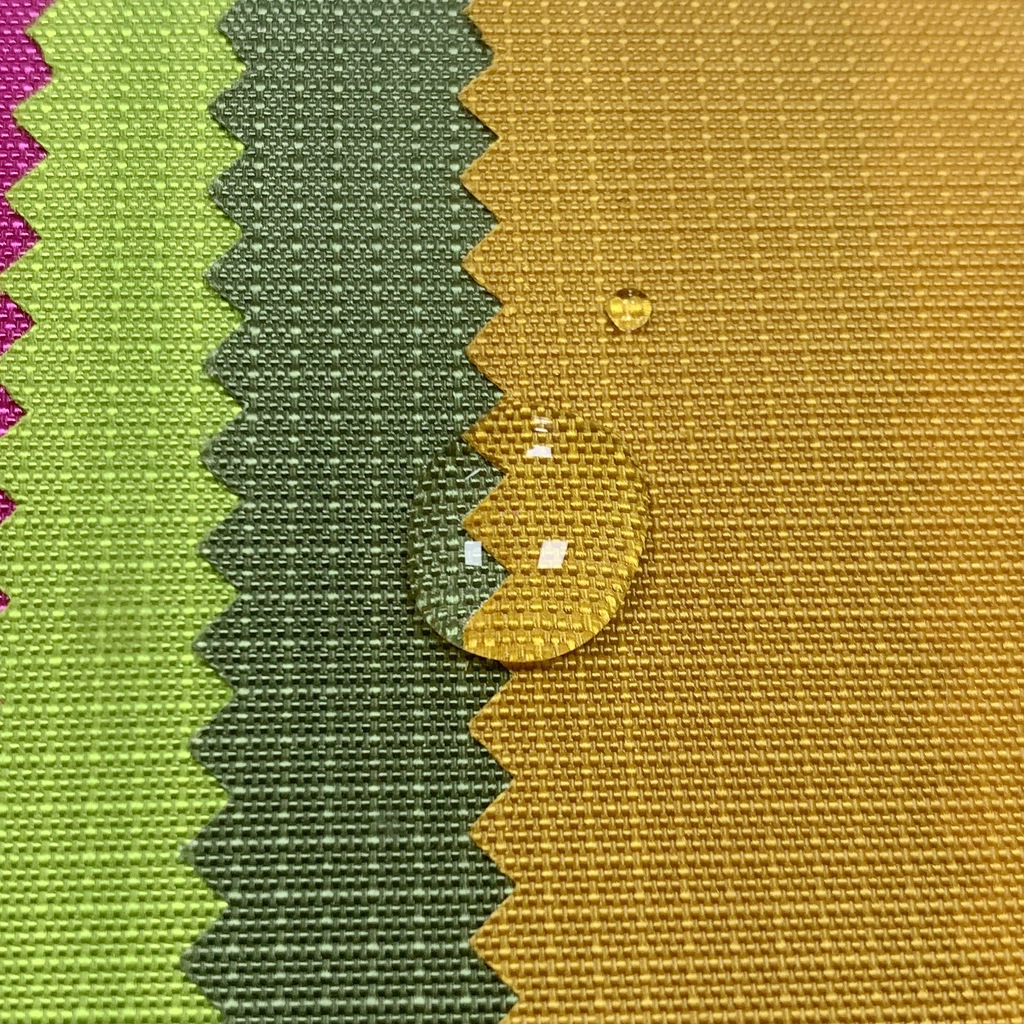 现货尼龙格210D一分格涤纶PU胶底仿尼龙2毫米格子背包童车面料