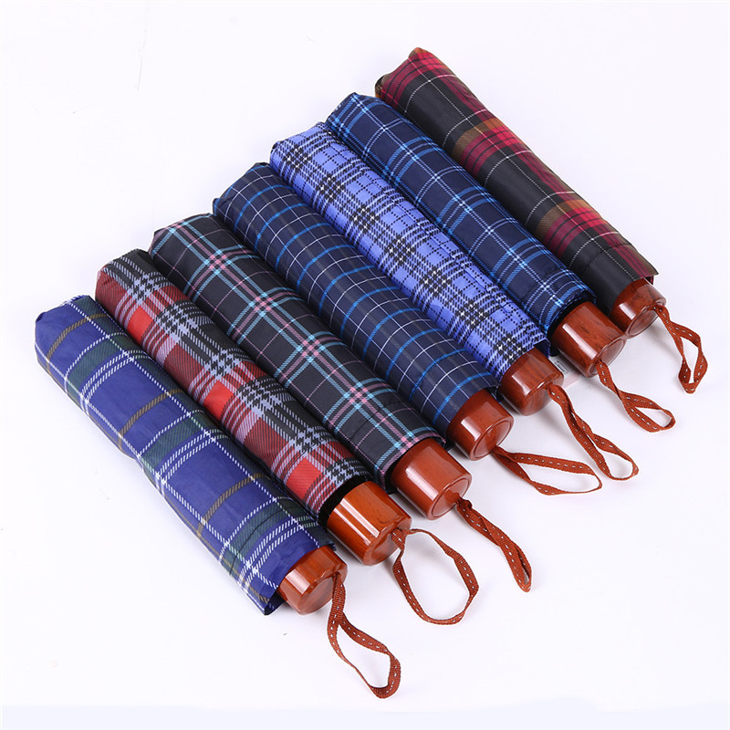 Creative Plaid 10 bone sun umbrella LOGO advertising umbrella manufacturers wholesale bold Rod bone folding umbrella Creative Plaid 10 bone sun umbrella LOGO advertising umbrella manufacturers wholesale bold Rod bone folding umbrella